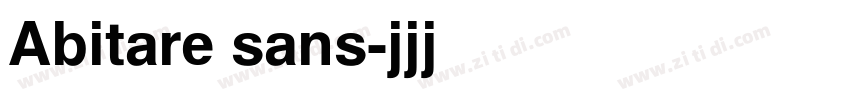 Abitare sans字体转换